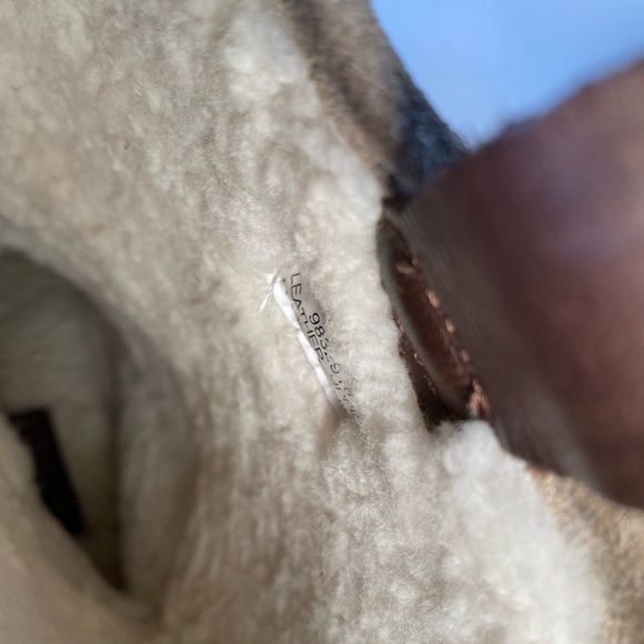 Sperry Top Sider Womans Suede Leather Boots Size 7 Med Fur Lined 9832916 - Picture 6 of 10